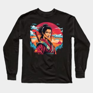 Female samurai Long Sleeve T-Shirt